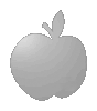 Hohlkammerplatte in Apfel-Form konturgefräst <br>einseitig 4/0-farbig bedruckt