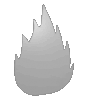 Hohlkammerplatte in Feuer-Form konturgefräst <br>einseitig 4/0-farbig bedruckt