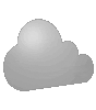 Hohlkammerplatte in Wolke-Form konturgefräst <br>einseitig 4/0-farbig bedruckt