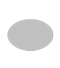 Polystyrolplatte oval (oval konturgefräst) <br>einseitig 4/0-farbig bedruckt